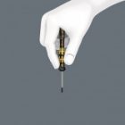 Отвертка крестовая Wera PZ 0 x 60 mm антистатическая ESD для электроники Kraftform Micro 1555 PZ изображение 3