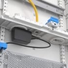 Шкаф мультимедийный с дверью с радиопрозрачной вставкой UK636MW (3 ряда) изображение 2