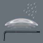 Г-образный ключ Wera метрический, BlackLaser, Hex-Plus, 12.0 mm 950 BM изображение 3