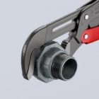 Ключ трубный Knipex 2 дюйма S-образные губки 70мм с быстрой регулировкой L-560мм изображение 4