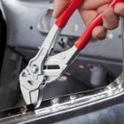 Клещи переставные-гаечный ключ Knipex 1 1/2 дюйма 40мм хром 2-к ручки с петлей страховки L-180мм изображение 4