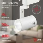 Светильник светодиодный трековый ЭРА TR1 - 10 WH 10W белый COB изображение 5