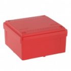 Коробка ответвительная Express DKC 100х100х50 с гладкими стенками цвет красный IP56 изображение 2