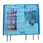Миниатюрное реле Finder 1CO 10A шаг 5мм AgNi 24В DC изображение 2