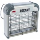 Ловушка для насекомых Rexant 2х6W T5 220V 60м2 кабель 1.3м пластик/алюминий 260x80x240мм 1100г изображение 4