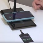 Светильник светодиодный настольный ЭРА NLED-474-10W-BK черный, USB и беспроводная зарядка устройств изображение 2