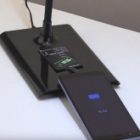 Светильник светодиодный настольный ЭРА NLED-474-10W-W белый, USB и беспроводная зарядка устройств изображение 4