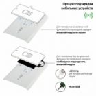 Светильник светодиодный настольный ЭРА NLED-474-10W-W белый, USB и беспроводная зарядка устройств изображение 8