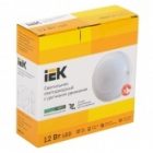 Светильник ИЭК LED ДПО 1002 12Вт 4000K IP54 с оптико-акустическим датчиком изображение 2