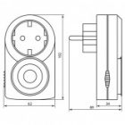 Розетка с таймером Feron TM50 3500W/16A 230V суточная изображение 3