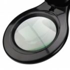 Лупа на струбцине Rexant круглая 5D с подсветкой 56 SMD LED, черная изображение 10
