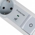 Фильтр сетевой ИЭК Comfort СФ-04К 4х2P+PE 16А 1,5м 3х1,5мм2 белый изображение 2