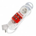 Удлинитель ИЭК Standard У03 3х2P+PE 3 розетки с заземлением 1,5м 3х1,5мм2 16А/250В белый изображение 2