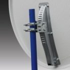 Антенна Lans перфорированная офсетная-80 с азимутальной фиксированной подвеской светлая изображение 3