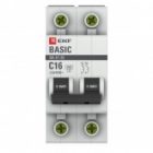 Автоматический выключатель EKF Basic ВА 47-29 2P 16А (C) 4,5кА (автомат электрический) изображение 2