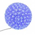Шар светодиодный 220V, диаметр 20см, 200LED, цвет синий изображение 2