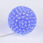 Шар светодиодный 220V, диаметр 20см, 200LED, цвет синий изображение 8