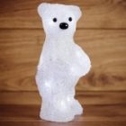 Акриловая светодиодная фигура Медвежонок, 10LED 12х22х13см, питание от 3AAA (не входят в комплект) изображение 2