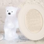 Акриловая светодиодная фигура Медвежонок, 10LED 12х22х13см, питание от 3AAA (не входят в комплект) изображение 8