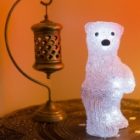 Акриловая светодиодная фигура Медвежонок, 10LED 12х22х13см, питание от 3AAA (не входят в комплект) изображение 12