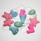 Гирлянда светодиодная Новый год 1,5 м, прозрачный ПВХ, 10 LED, теплый белый, питание 2 x АА изображение 3