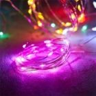 Гирлянда Роса, 2 м, 20 LED, цвет розовый работа от 2 батареек CR2032 в комплекте изображение 4