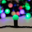 Гирлянда мультишарики D17,5мм, 20м, черный ПВХ, IP65 230V 200LED, цвет RGB изображение 11
