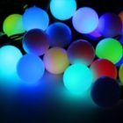 Гирлянда мультишарики D45мм, 10м, черный ПВХ, IP65 230V 40LED, цвет RGB изображение 12