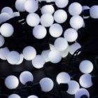 Гирлянда мультишарики D23мм, 10м, черный каучук, 80LED, постоянное свечение, цвет белый изображение 6