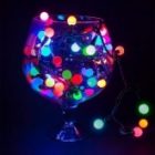 Гирлянда мультишарики D18мм 5м, темно-зеленый ПВХ 30LED, цвет RGB 230V изображение 8
