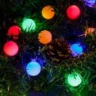 Гирлянда мультишарики D18мм 5м, темно-зеленый ПВХ 30LED, цвет RGB 230V изображение 7