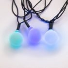 Гирлянда мультишарики D18мм 5м, темно-зеленый ПВХ 30LED, цвет RGB 230V изображение 3