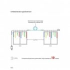 Гирлянда ENOB-2M ЭРА LED Бахрома 2x1m мультиколор, 24V, IP44 изображение 8