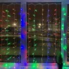 Гирлянда бахрома светодиодная ENIZ-01M LED Дождь/Занавес 1,8x1,5m мультиколор 8 режимов, 220V, IP20 изображение 5