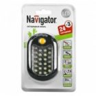 Фонарь Navigator 94 957 NPT-W02-3AAA для работы 24LED+3LED ударопрочный корпус изображение 2