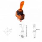 Тумблер Rexant 12V 20А (3c) Вкл/Выкл однополюсный с желтой подсветкой изображение 2