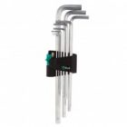Набор г-образных ключей Wera метрических, хромированных, 9шт 950 L/9 SM N изображение 2