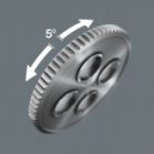 Набор трещоток Wera Zyklop Speed, 1/4 дюйма, 42 детали 8100 SA 2 изображение 4
