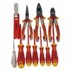 Набор диэлектрических отверток Felo SL/PH ERGONIC, бокорезы, плоскогубцы, длинногубцы, стриппер изображение 3