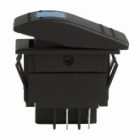 Выключатель клавишный Rexant 12V 35А (4с) ON-OFF синий с подсветкой изображение 3