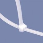 Хомут-стяжка кабельная Rexant нейлоновая 250x7,6 мм белая [упаковка 100шт] изображение 3