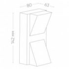 Светильник светодиодный уличный настенный Feron DH103 2x3W 4000K 230V 400Lm IP54 черный изображение 3