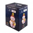 Акриловая светодиодная фигура Снеговик с шарфом, 30см 40LED 2W 24V IP44 (трансформатор в комплект) изображение 5