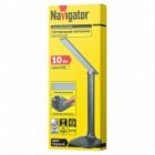 Светильник светодиодный Navigator 80 689 NDF-D038-10W-4K-BL-LED 10W 4000K 700Lm на основании, черный изображение 4