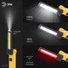 Фонарь светодиодный ЭРА Рабочий Практик AA-901 многофункциональный СОВ+LED 3W магнит, крючок, клипса изображение 15