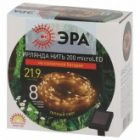 Садовая гирлянда ЭРА ERASF22-18 Нить на солнечной батарее теплый свет 200 microLED 21,9м IP44 изображение 3