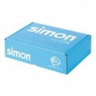 Люк Simon SF400-1 на 4 S-модуля (8 модулей 45х45мм) 250х327мм глубина 69мм серый изображение 2