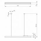 Светильник светодиодный Geometria ЭРА Block SPO-116-B-40K-024 24W 4000K 1750Lm IP40 1200x70x50 изображение 2