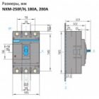 Автоматический выключатель Chint NXM-250S/3Р 180A 35кА (автомат электрический) изображение 2