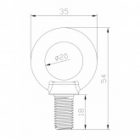 Светильник светодиодный подвесной ЭРА SPP-402-0-50K-200 200W 5000K 20000Lm IP65 Кп<2% КСС Д DOB изображение 7